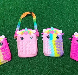 Cute Unicorn Poppit Purse