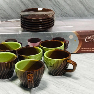 12 Pcs Coffee Cup & Sauser - 352-15