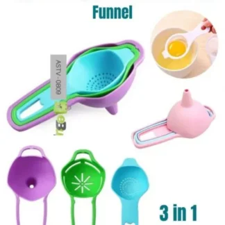 3 Pcs Spoon Funnels Set