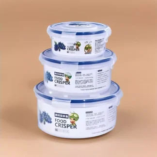 Round Shape 3 Pcs Food Crisper