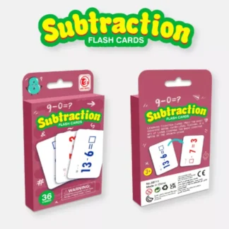 Subtraction Flash Cards