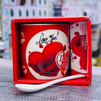 Love & Coffee Design Tea Mug Gift Set