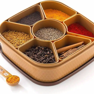 Square Plastic Masala Spice Box