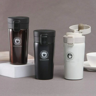 Double Wall Stainless Steel Coffe Mug - 380ml