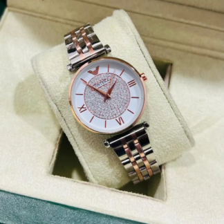 Emporio Armani Ladies RoseGold Mix Watch