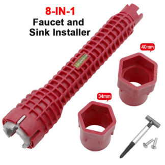 8 In 1 Faucet & Sink Installer