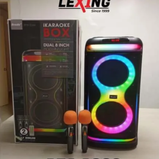 Brodu BTS-2099 iKaraoke Dual 8 Inch Bluetooth Speaker