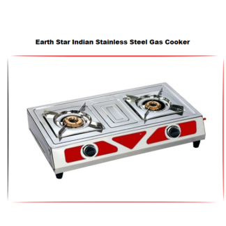 Earth Star Indian Stainless Steel Gas Cooker - L.P.G