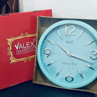 Valex Quartz Sky Blue Wall Clock - VQ-81