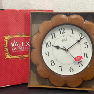 Valex Quartz Flower Shape Wall Clock - VQ-28