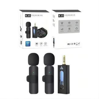 K35 Dual Wireless Microphone - Dual Mic