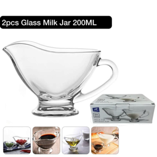 1 Pcs Glass Milk Jar - 200ml
