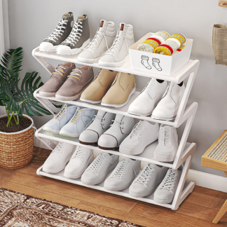 Z Type Shoe Rack - 4 Layer