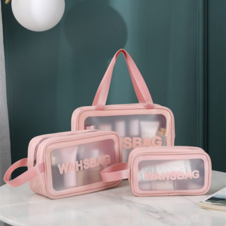 3 Pcs Travel Wash Bag Set