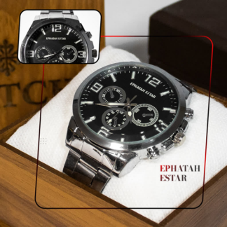 Ephatah Star Sliver Mens Watch