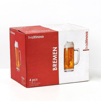 4 Pcs Citinova Bremenr Beer Glass Set - 610ml