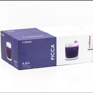 6 Pcs Citinova Picca Whiskey Glass Set - 330ml