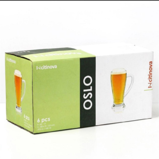 6 Pcs Citinova Oslo Beer Glass Set - 540ml