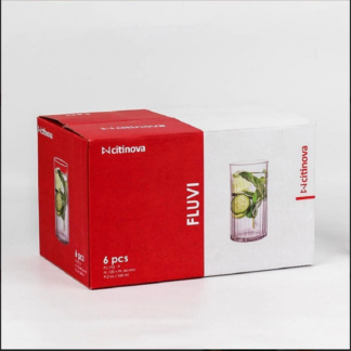 1 Pcs Citinova Fluvi Glass Set - 260ml