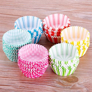 112 Pcs Small Paper Cup Cake