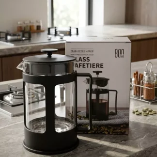 French Press Coffee Maker Black 800 ml