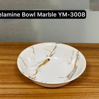 8 Inch Melamine Bowl - Marble Design - YM-3008