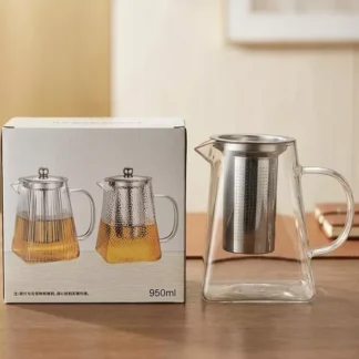 950ml Square Shaped Tea Jar
