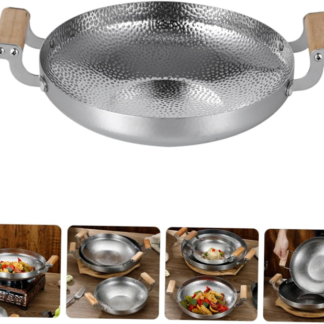 24cm Stainless Steel Deep Kadai - 723-21