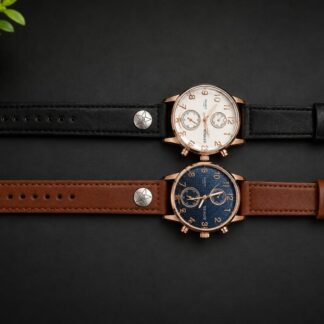 Brown Leather men Watch