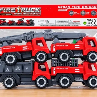 4pcs Fire Truck