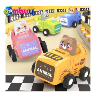 Press & Go Cartoon Animal Car Toy