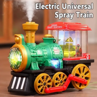 Electric Retro Spray Train Toy