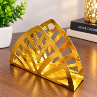 Triangular Shape Gold Tissue Holder