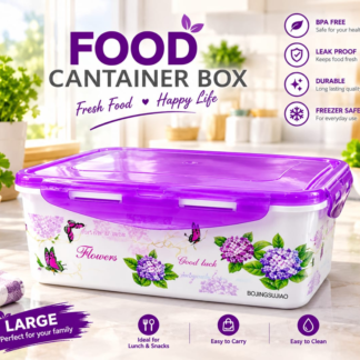 Floral Airtight Food Storage Container (Large)
