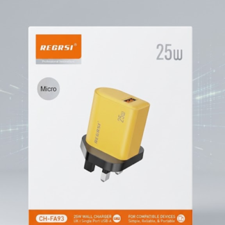 REGRSI CH-FA93 25W Fast Micro Charger With Adapter