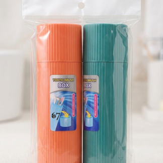 2 Pcs Portable Travel Toothbrush Holder