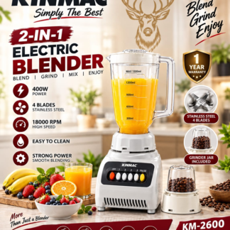 KINMAC 2-in-1 Electric Blender - KM-2600