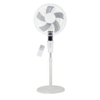 WIPRO Stand Fan with Remote [5 BLADES/60W/16"] WSF-40804R