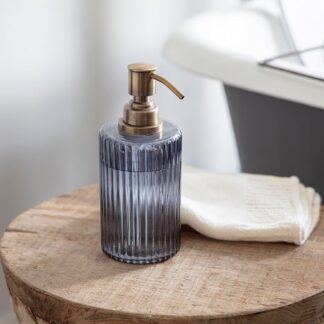 Glass Soap Dispenser Bottle - L